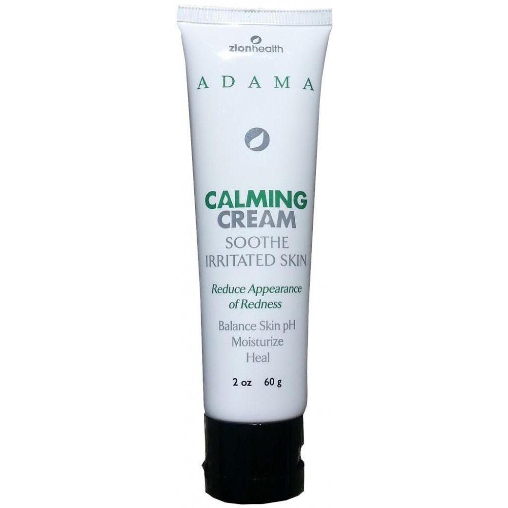 Calming Cream Relief for Sunburn, Red Skin, Shave Irritation, 2oz.