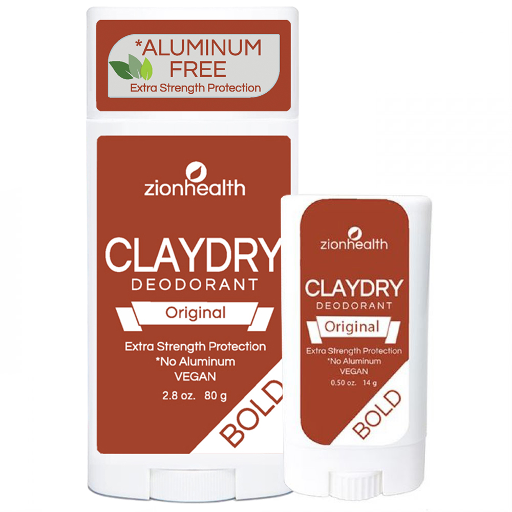 Clay Dry Bold – Original Deodorant Combo (2.8 oz. & 0.5 oz.) image