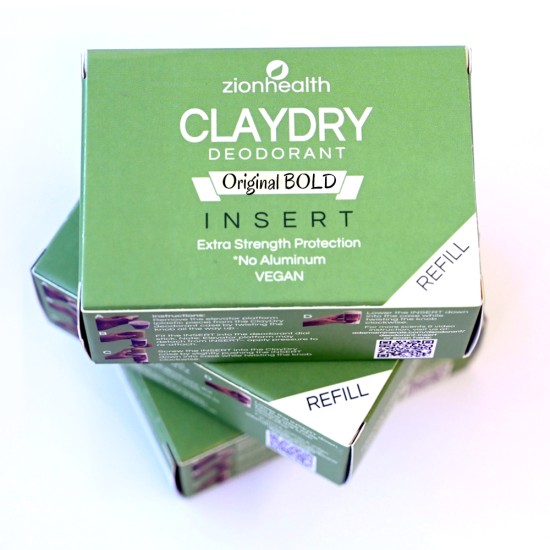 Clay Dry Deodorant INSERT – Original image
