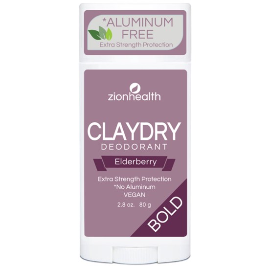 Clay Dry Bold - Elderberry Deodorant 2.8oz. image