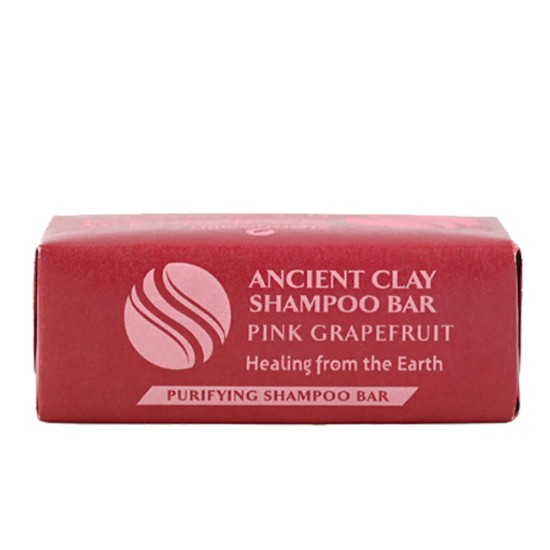 Ancient Clay Shampoo Bar - pink grapefruit 6 oz image