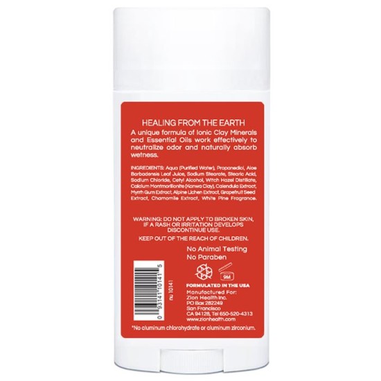 Clay Dry Silk - White Pine Vegan Deodorant image