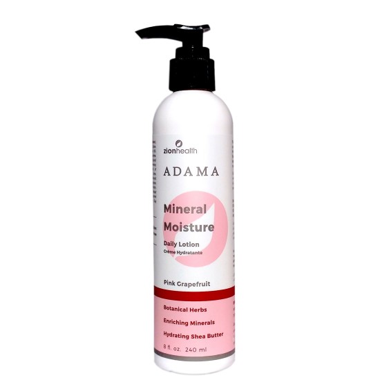 Adama Minerals Moisture Intense daily Lotion 8oz - Pink Grapefruit - Shea Butter - Body Lotions for Dry Skin image
