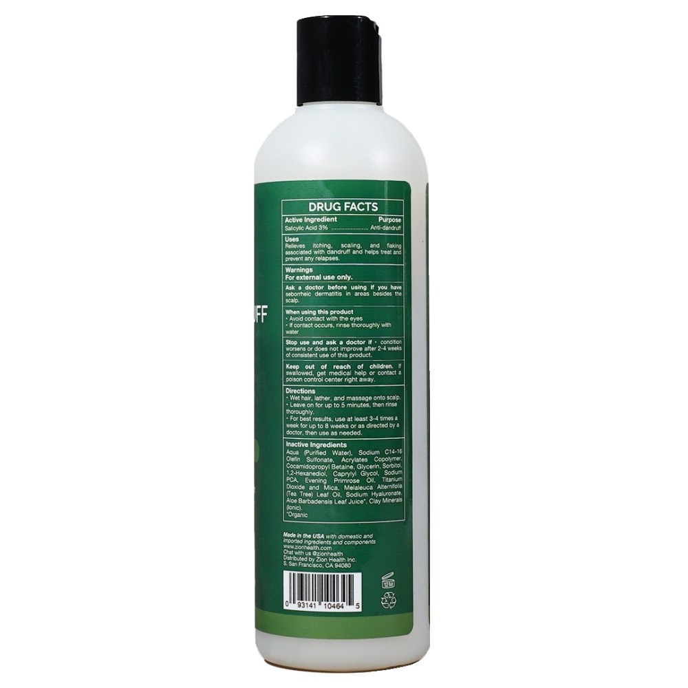Zion Health Anti-Dandruff Shampoo 12oz image