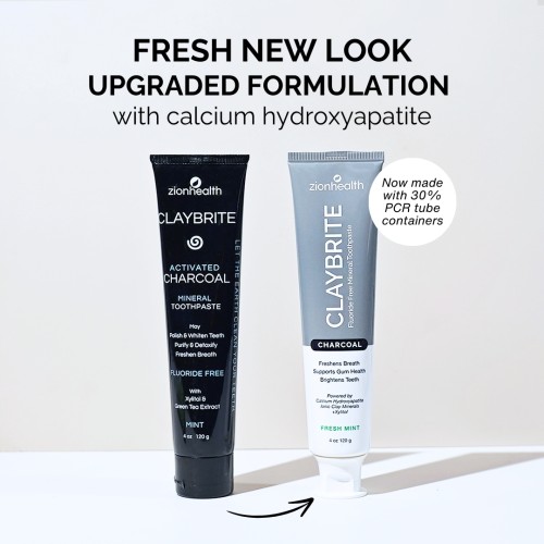 CLAYBRITE™ Toothpaste Activated Charcoal