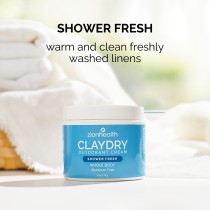 CLAYDRY™ CREAM Shower Fresh aluminum-free whole body deodorant cream 4 oz