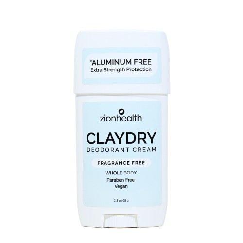 CLAYDRY™ CREAM Whole Body Deodorant - Fragrance Free