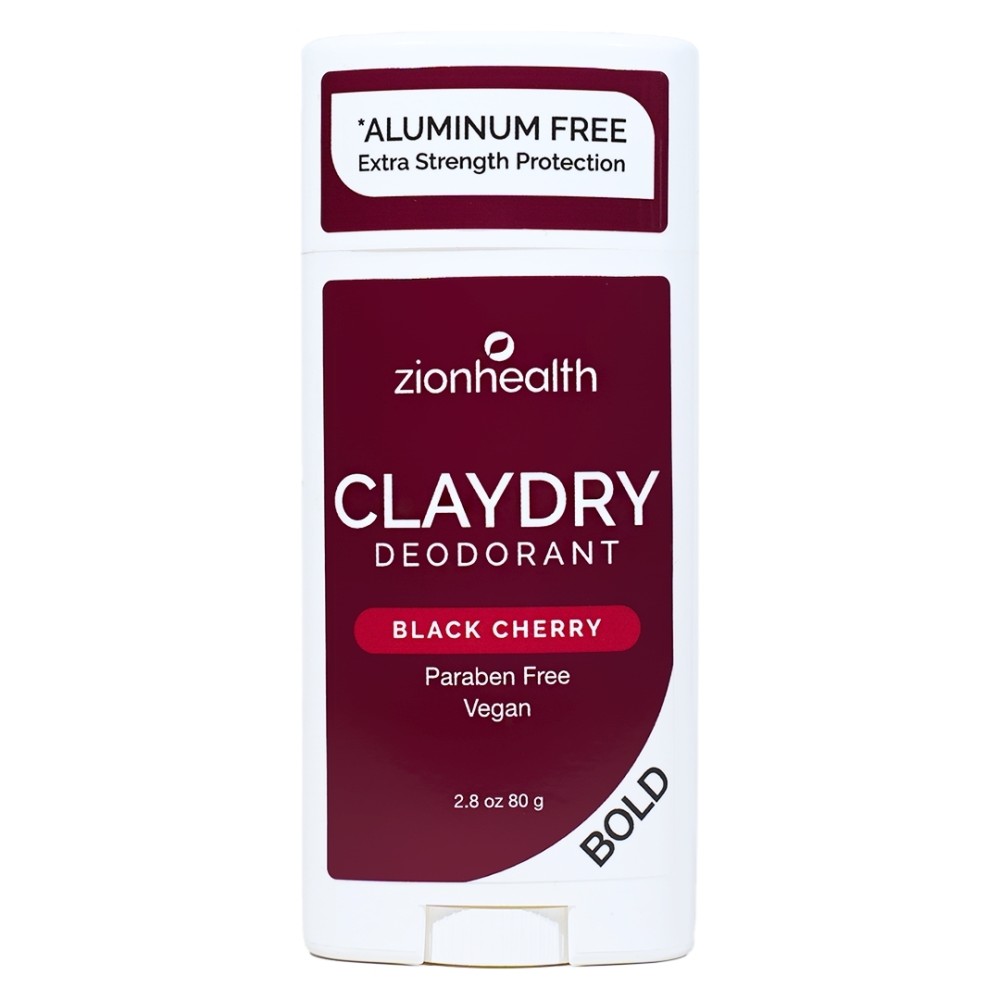 CLAYDRY™ BOLD Black Cherry aluminum-free natural deodorant 2.8 oz