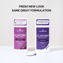 CLAYDRY™ BOLD Elderberry aluminum-free natural deodorant 2.8 oz