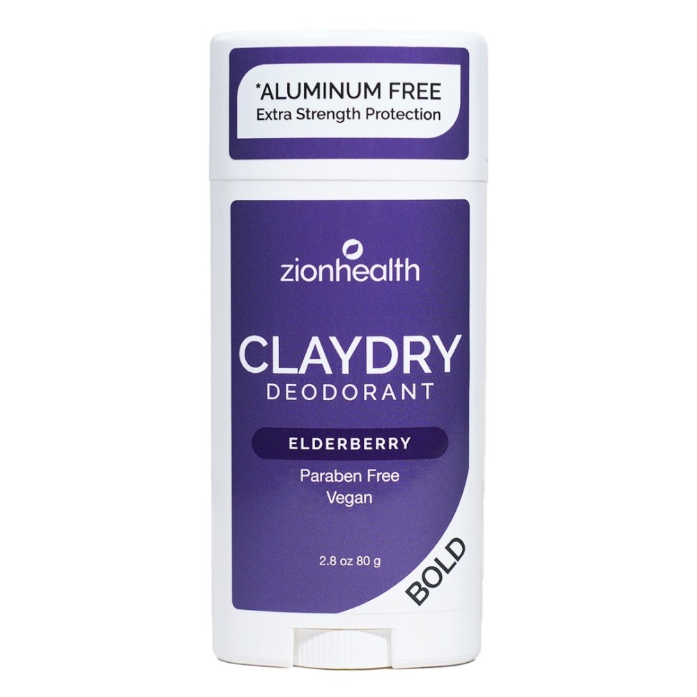 CLAYDRY™ BOLD Elderberry aluminum-free natural deodorant 2.8 oz