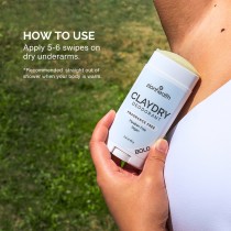 CLAYDRY™ BOLD Fragrance Free aluminum-free natural deodorant 2.8 oz