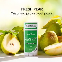 CLAYDRY™ BOLD Fresh Pear aluminum-free natural deodorant 2.8 oz