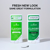 CLAYDRY™ BOLD Fresh Pear aluminum-free natural deodorant 2.8 oz