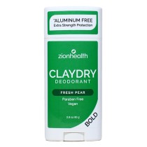 CLAYDRY™ BOLD Fresh Pear aluminum-free natural deodorant 2.8 oz