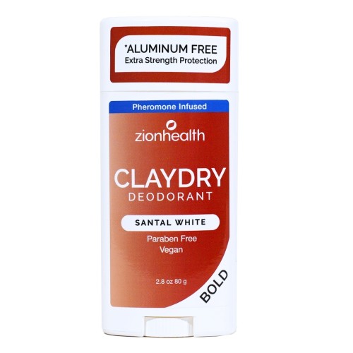 CLAYDRY™ BOLD Natural Deodorant – Santal White