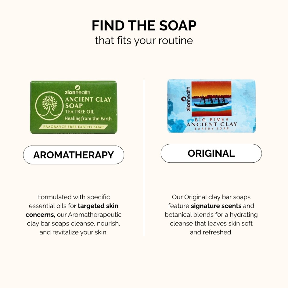 Ancient Clay Soap Gift Bundle - Six Pack of Healing Soaps - Save $6 (Choose any 6) image
