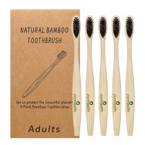 Soft Bristle Bamboo Toothbrush - 5 pack