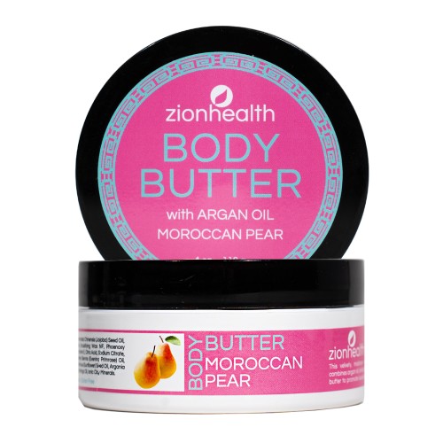  Body Butter with Argan Oil - Moroccan Pear 4oz.