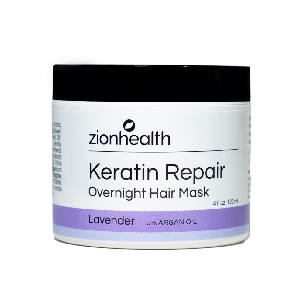 Adama Keratin Hair Mask with Argan Oil - Natural Lavender image