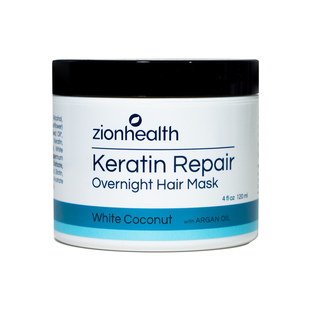 Adama Keratin Hair Mask with Argan Oil - White Coconut Scent image