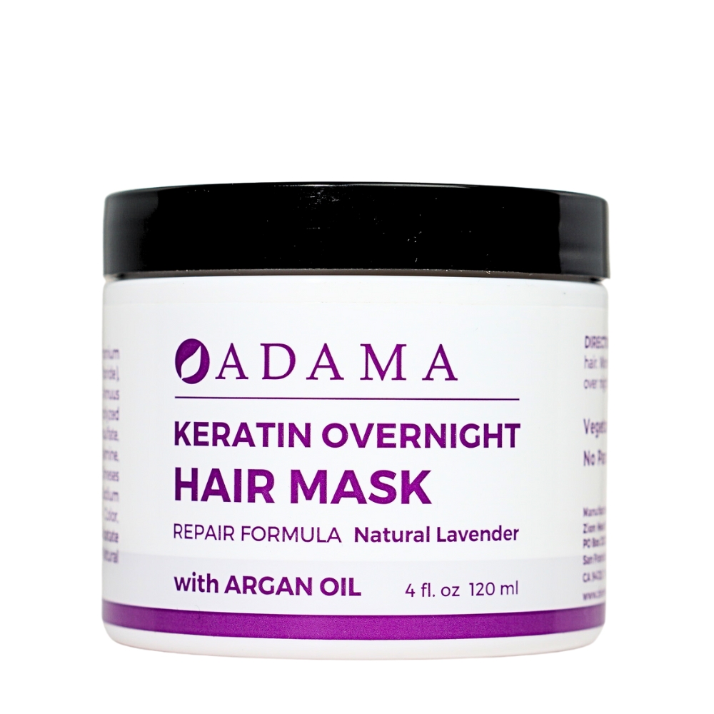 Adama Keratin Hair Mask with Argan Oil - Natural Lavender image