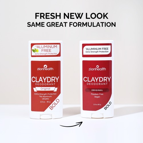 CLAYDRY™ BOLD Natural Deodorant – Original