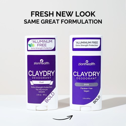 CLAYDRY™ BOLD Natural Deodorant – Oud