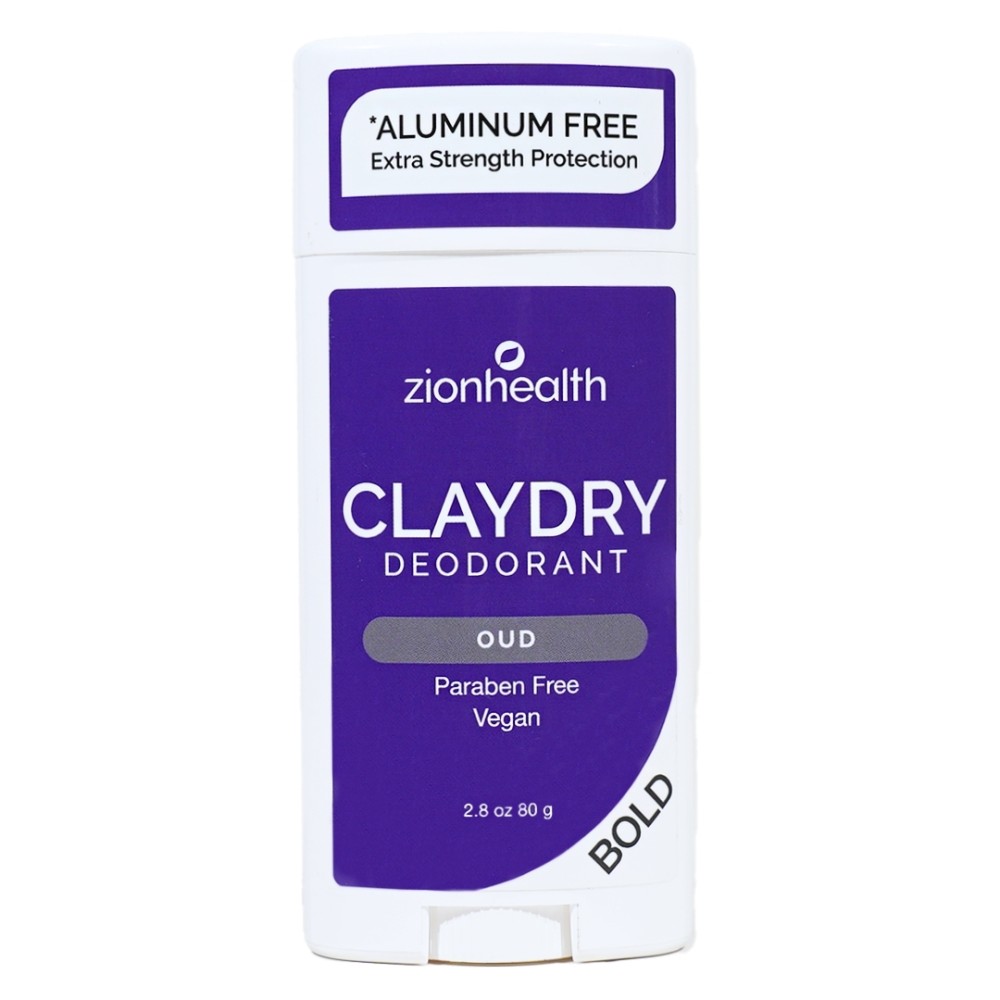 CLAYDRY™ BOLD Oud aluminum-free natural deodorant 2.8 oz