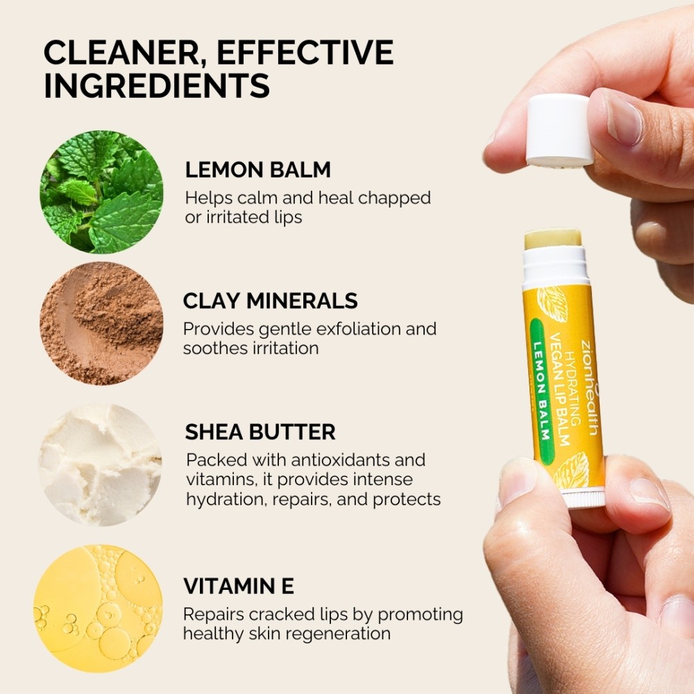Adama Minerals Hydrating Lip Balm - Lemon Balm image