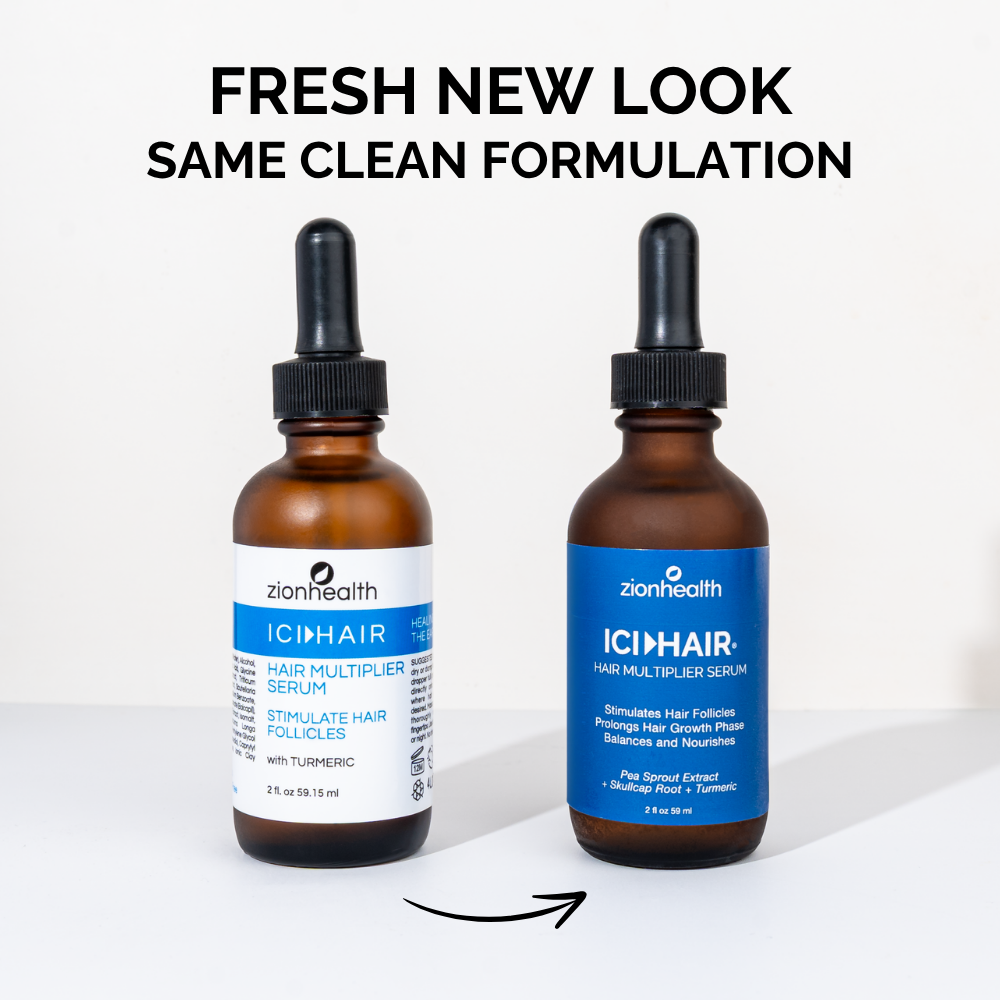 Showing Image Zion Health ICI Hair -  Hair Multiplier Serum 2 oz.