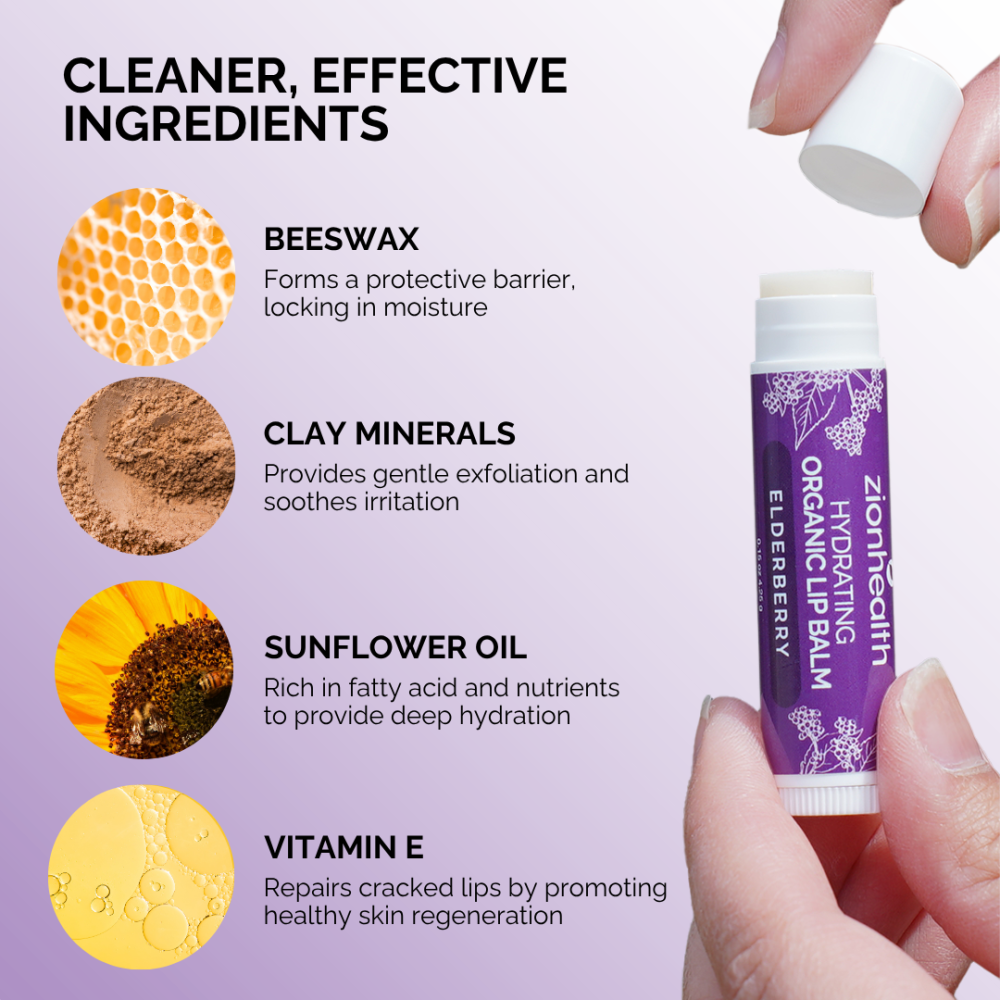 Adama Minerals Hydrating Lip Balm - Elderberry image