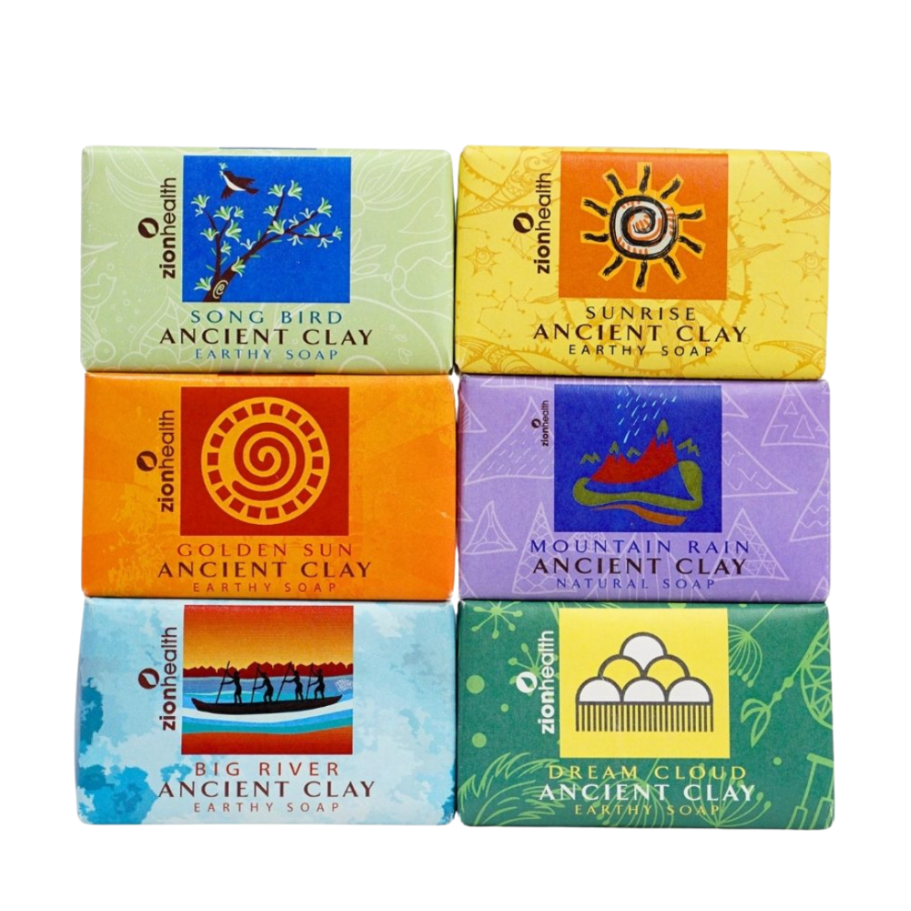 Ancient Clay Soap Gift Bundle - Six Pack of Healing Soaps - Save $6 (Choose any 6) image