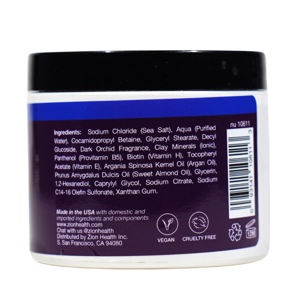 Deep Cleansing Scalp & Hair Scrub  Pheromone Infused Dark Orchid