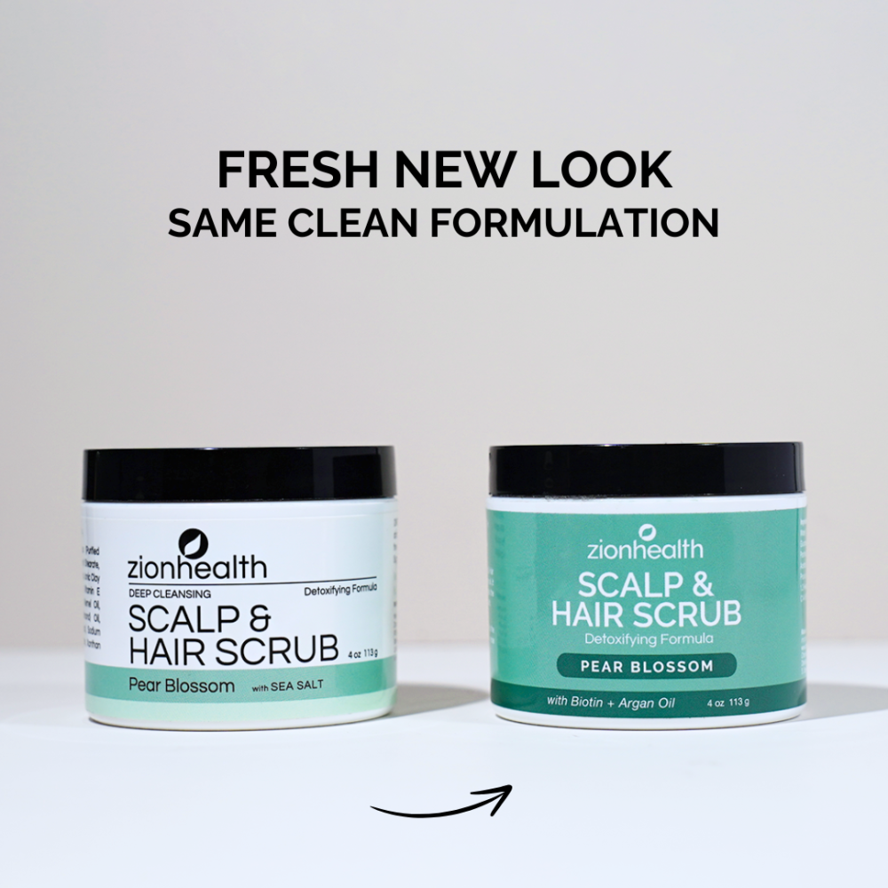 Deep Cleansing Scalp & Hair Scrub Pear Blossom with Sea Salt image