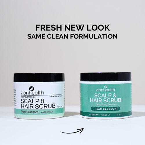 Deep Cleansing Scalp & Hair Scrub Pear Blossom with Sea Salt