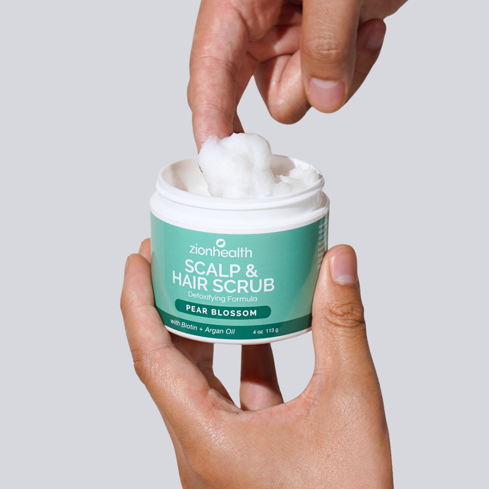 Deep Cleansing Scalp & Hair Scrub Pear Blossom with Sea Salt image