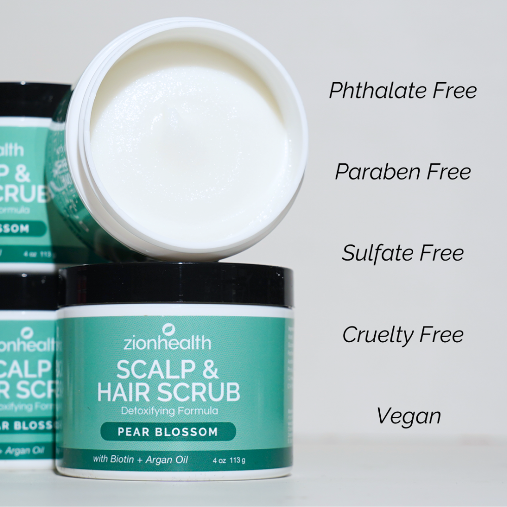 Deep Cleansing Scalp & Hair Scrub Pear Blossom with Sea Salt image
