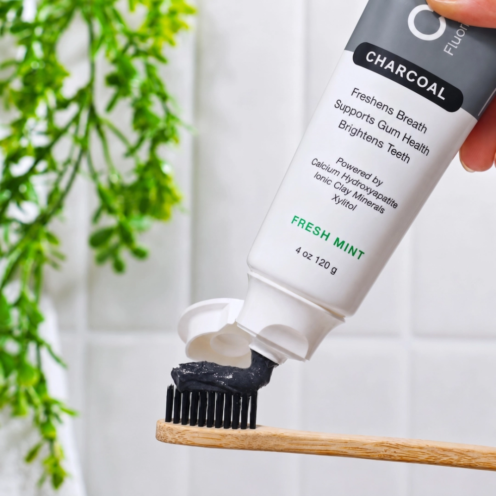 Claybrite Activated Charcoal Toothpaste - 4oz image