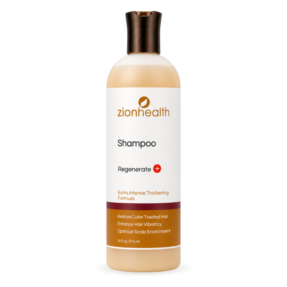 Zion Health Regenerate Plus + Extra Intense Thickening Shampoo 16oz Image