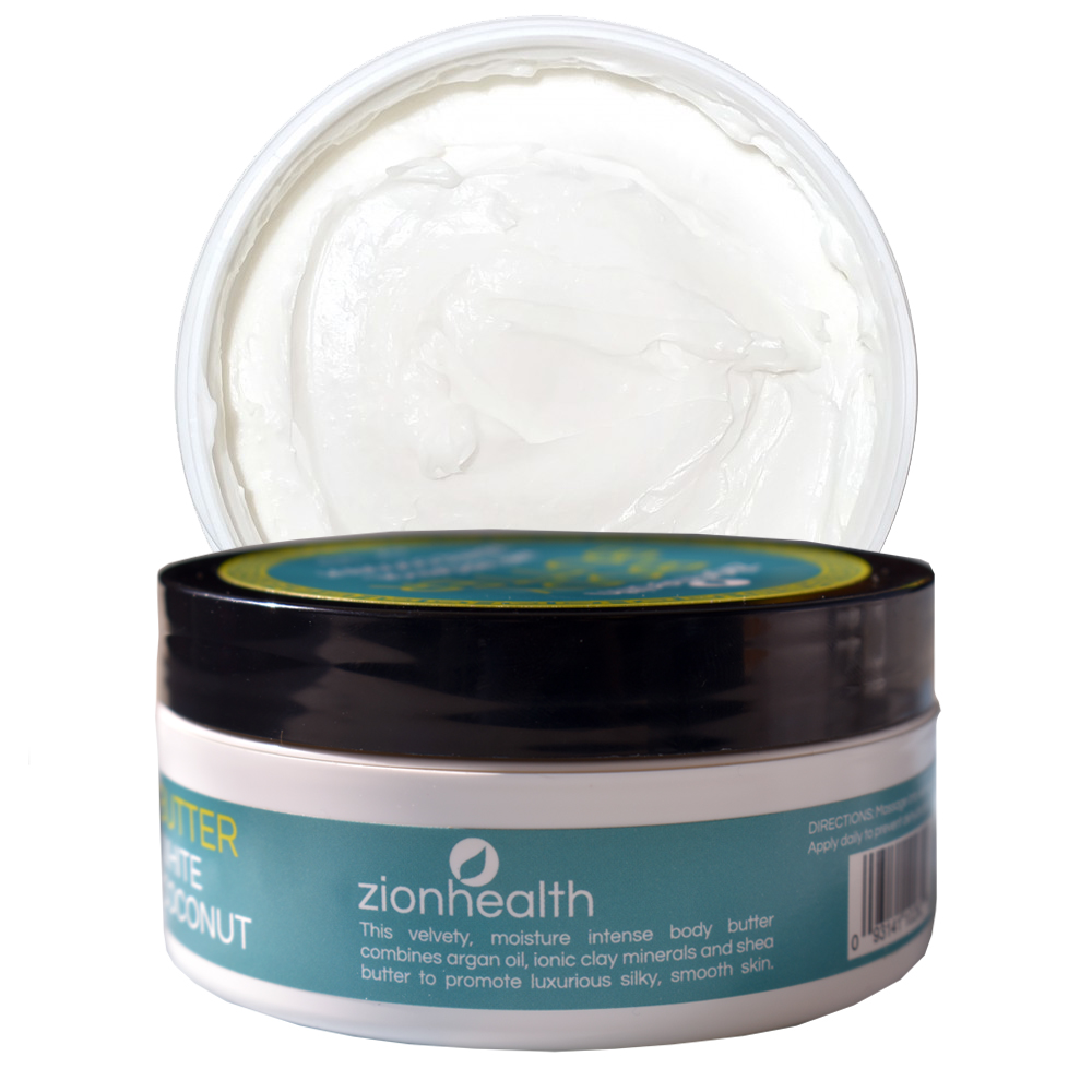 Body Butter with Argan Oil - White Coconut image