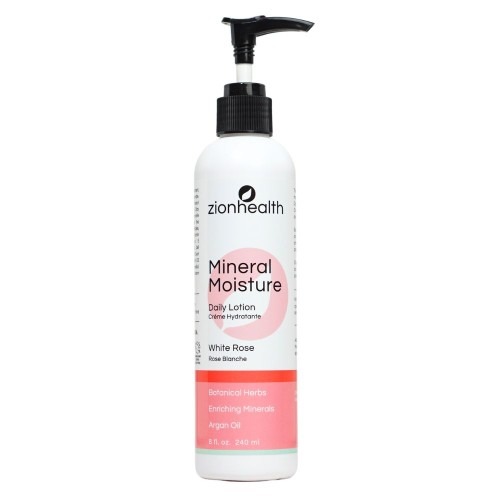 Mineral Moisture Daily Lotion with Argan Oil - White Rose 8oz.