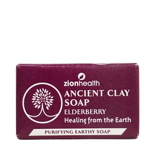 Ancient Clay Bar Soap - Elderberry 6oz
