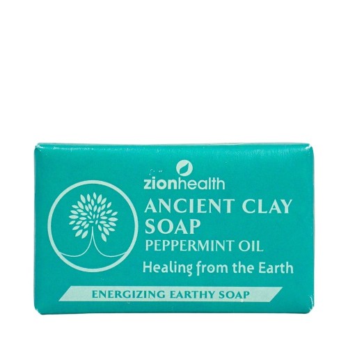 Ancient Clay Natural Soap Peppermint Oil 6 Oz.