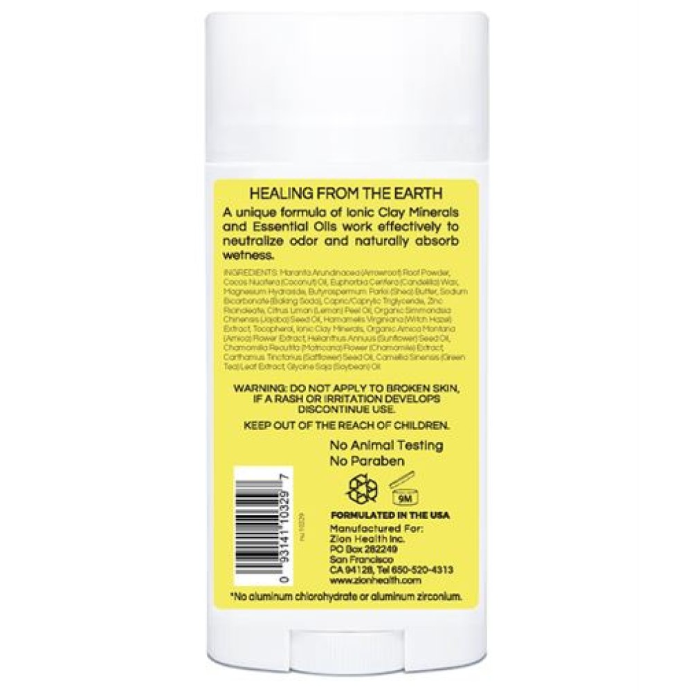 CLAYDRY™ BOLD Vegan Deodorant - Lemonade 2.8 oz. image