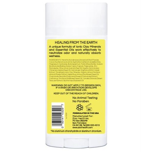 CLAYDRY™ BOLD Vegan Deodorant - Lemonade