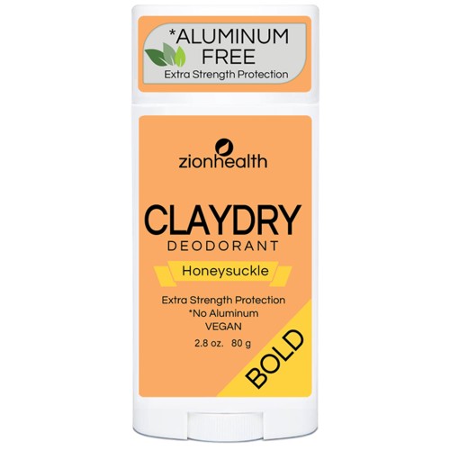 CLAYDRY™ BOLD Natural Deodorant – Honeysuckle