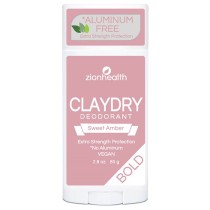 CLAYDRY™ BOLD Sweet Amber aluminum-free natural deodorant 2.8 oz