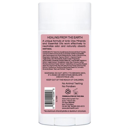 CLAYDRY™ BOLD Natural Deodorant – Sweet Amber
