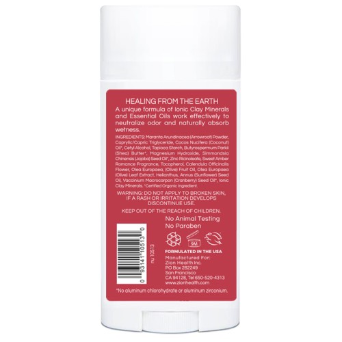 CLAYDRY™ GLIDE Natural Deodorant - Sweet Romance
