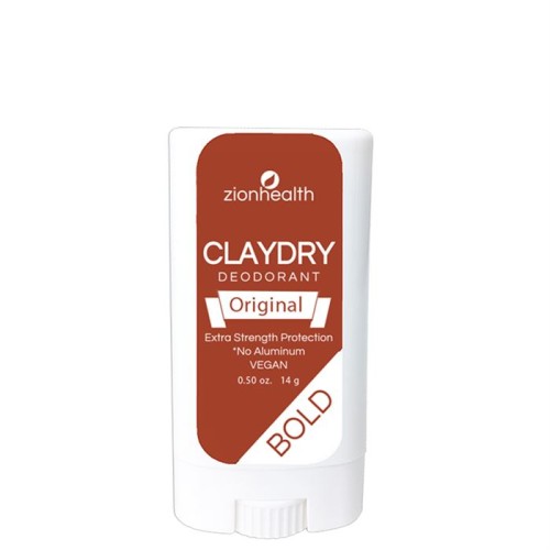 Travel Size CLAYDRY™ BOLD Vegan Deodorant - Original 0.50 oz.